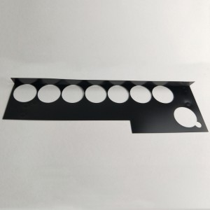 203 * 109 * 0.25 мм Черный изоляционный лист ПК, устойчивый к температуре и легко изгиб изоляционный лист